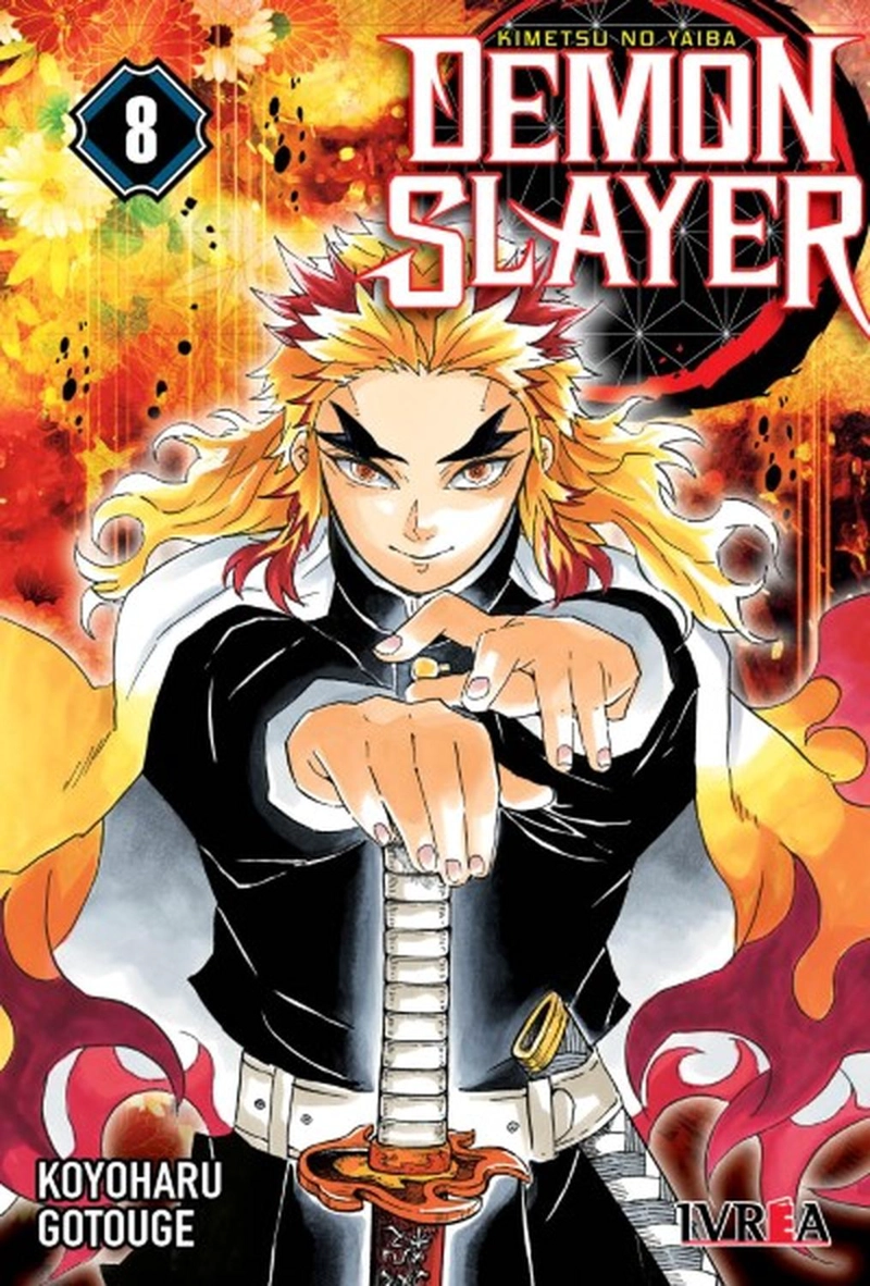 MANGA DEMON SLAYER: KIMETSU NO YAIBA 08 KOYOHARU GOTOUGE - IVREA ARGENTINA - 1