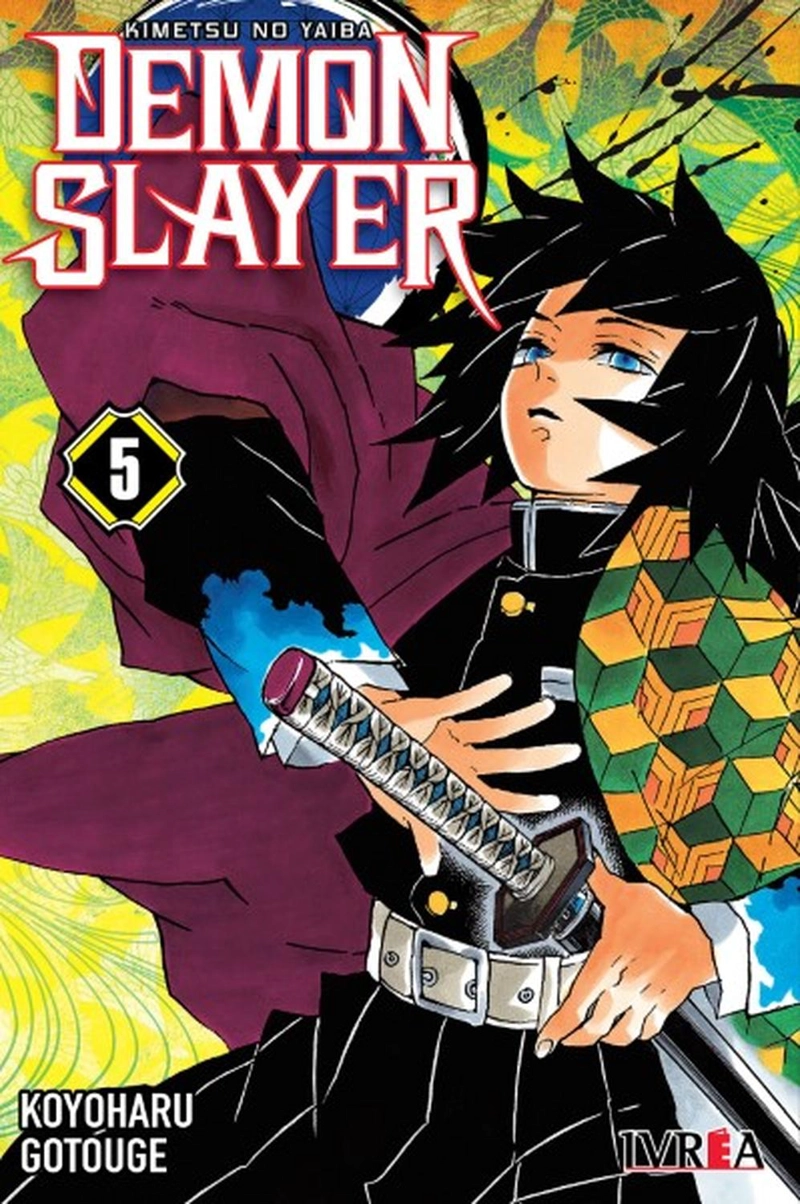 MANGA DEMON SLAYER: KIMETSU NO YAIBA 05 KOYOHARU GOTOUGE - IVREA ARGENTINA - 1