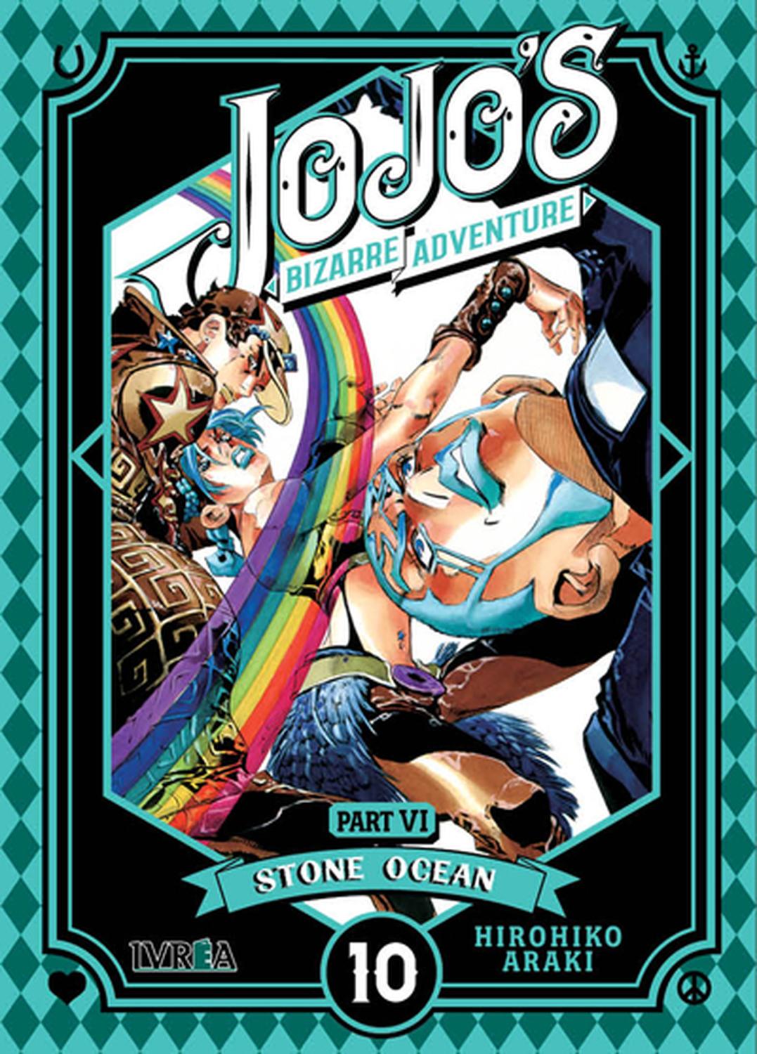 MANGA JOJO'S BIZARRE ADVENTURE PARTE 6: STONE OCEAN 10 HIROHIKO ARAKI - IVREA ARGENTINA - 1