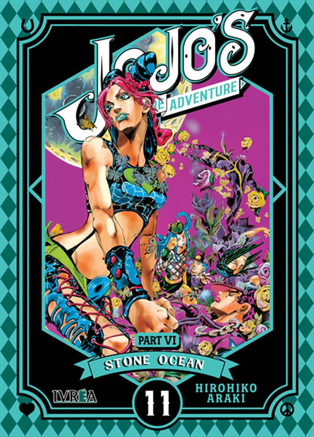 MANGA JOJO'S BIZARRE ADVENTURE PARTE 6: STONE OCEAN 11 HIROHIKO ARAKI - IVREA ARGENTINA - 1