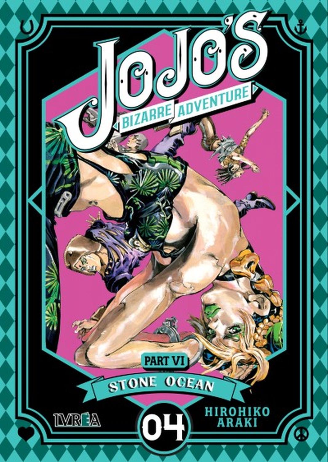MANGA JOJO'S BIZARRE ADVENTURE PARTE 6: STONE OCEAN 04 HIROHIKO ARAKI - IVREA ARGENTINA - 1