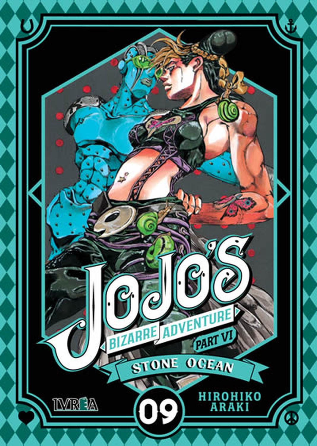 MANGA JOJO'S BIZARRE ADVENTURE PARTE 6: STONE OCEAN 09 HIROHIKO ARAKI - IVREA ARGENTINA - 1