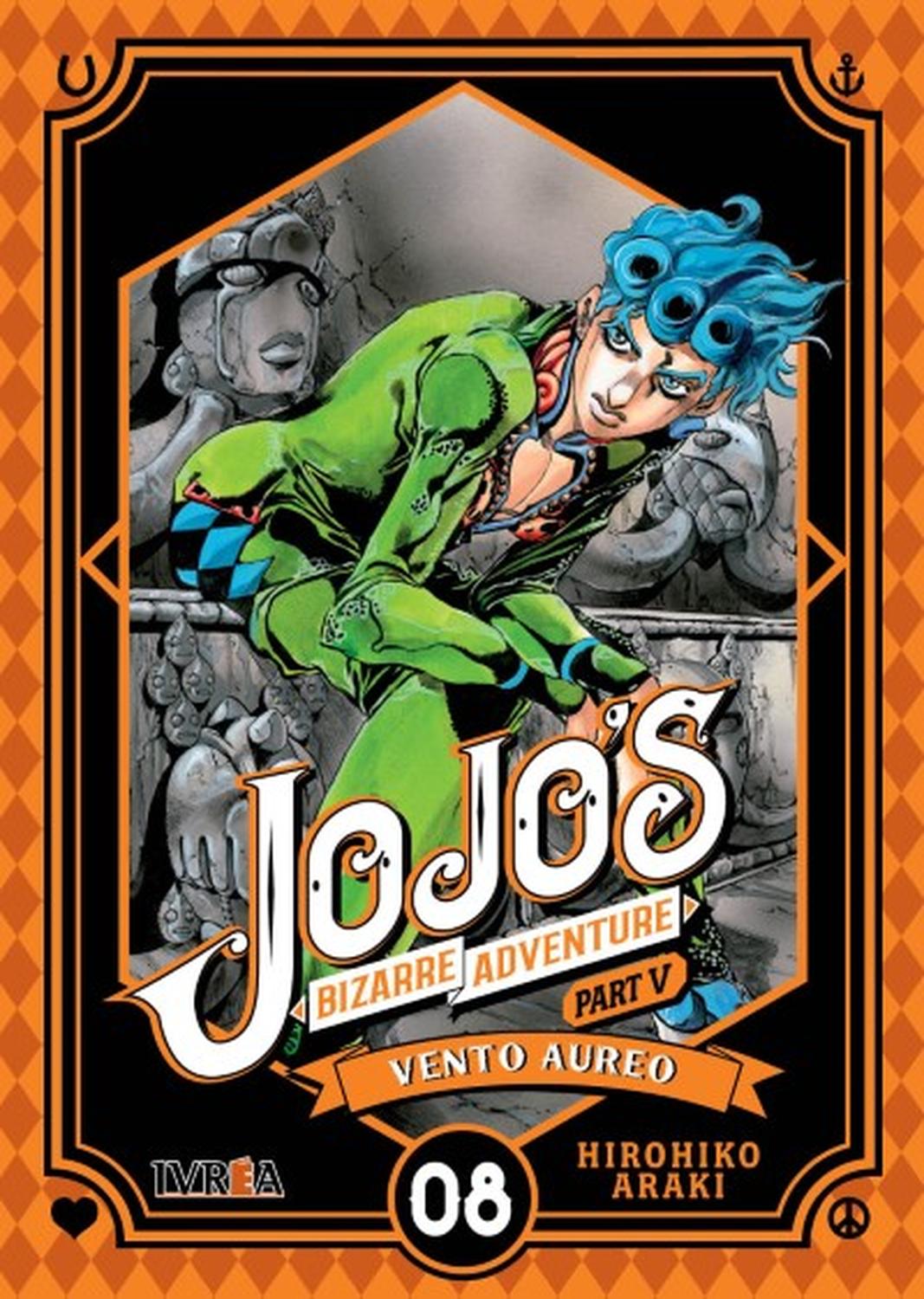 MANGA JOJO'S BIZARRE ADVENTURE PARTE 5 VENTO AUREO 08 - 1