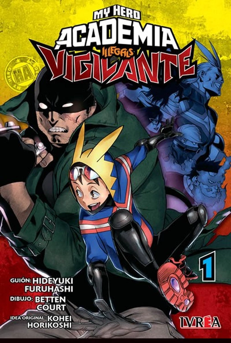 MANGA MY HERO ACADEMIA ILLEGALS VIGILANTE 01