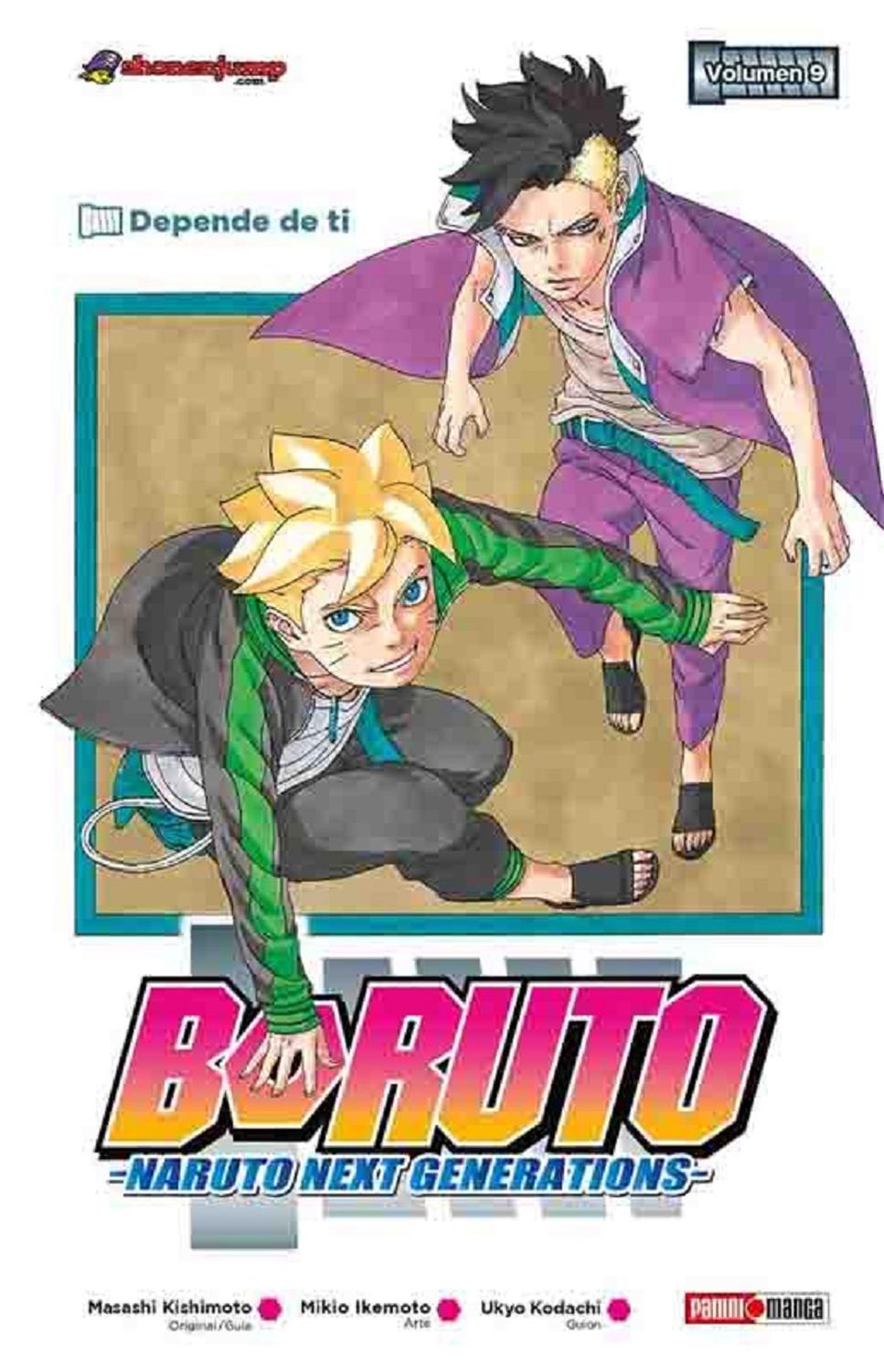 MANGA BORUTO 09 PANINI - 1