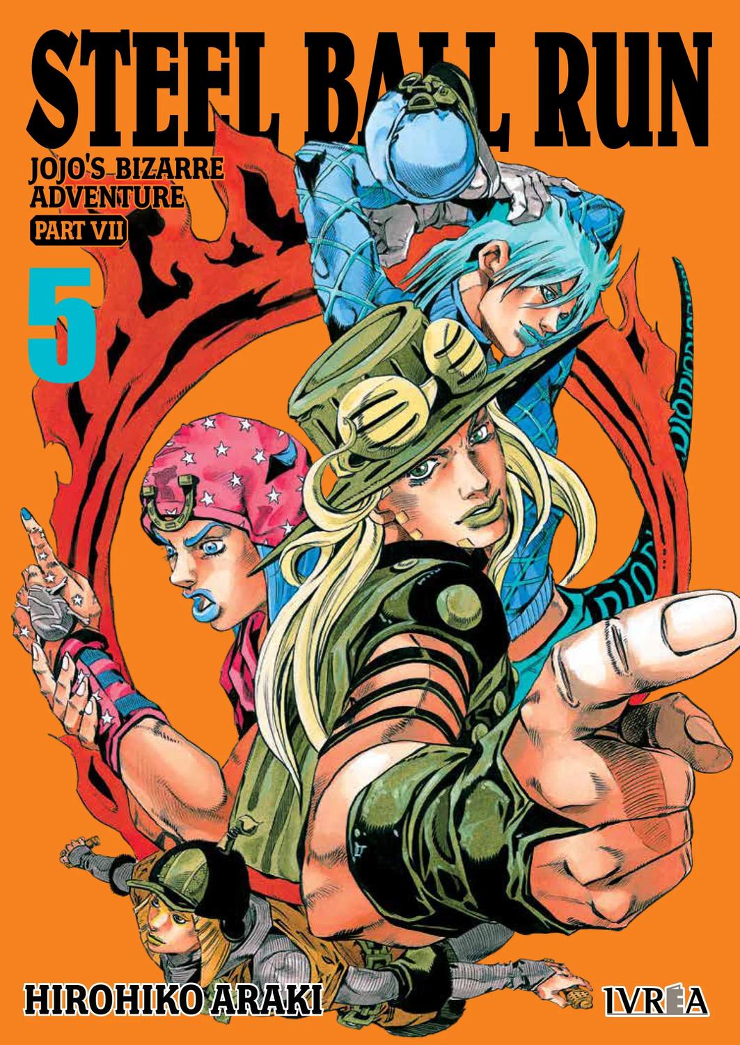 MANGA JOJO'S BIZARRE ADVENTURE PARTE 7: STEEL BALL RUN 05 IVREA ARGENTINA - 1