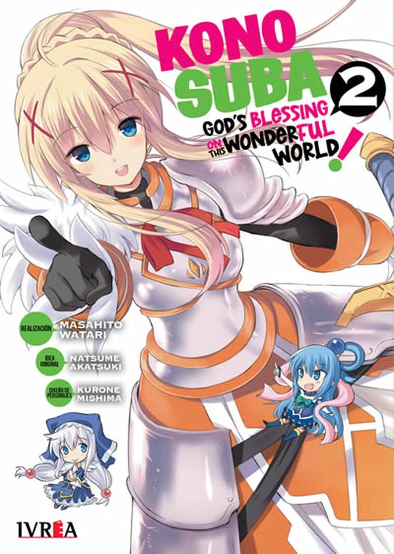 MANGA KONOSUBA! 02 IVREA ARGENTINA - 1