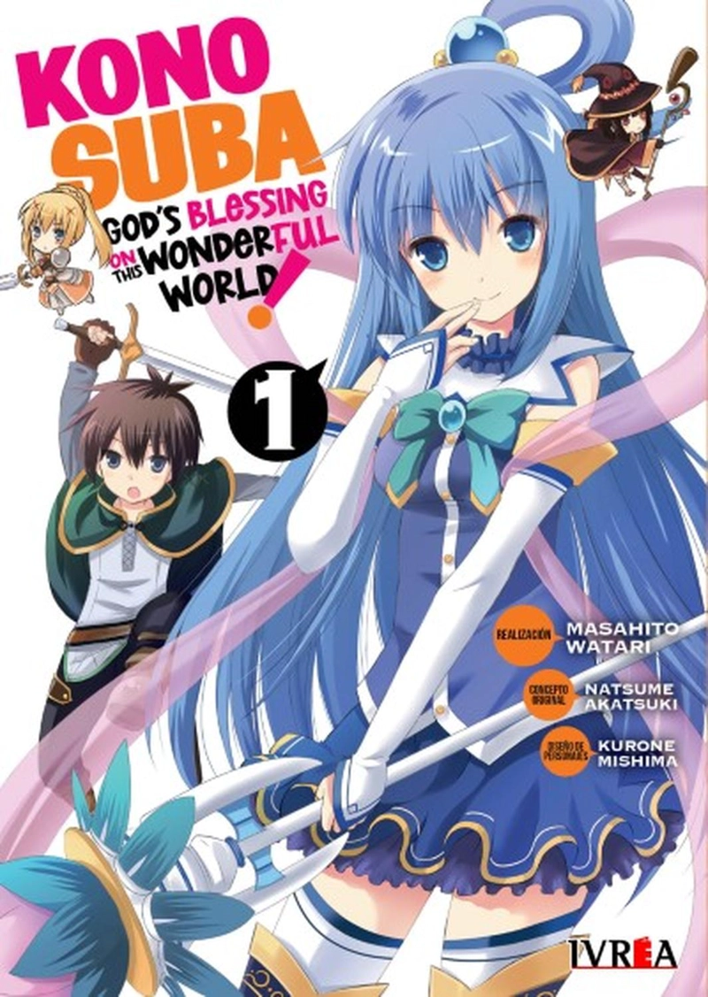 MANGA KONOSUBA! 01 IVREA ARGENTINA - 1