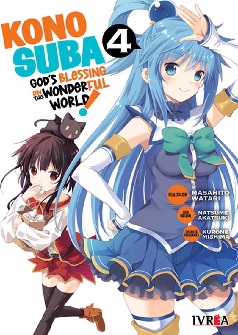 MANGA KONOSUBA! 04 IVREA ARGENTINA - 1