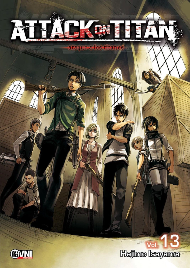 MANGA ATTACK ON TITAN VOL. 13 HAJIME ISAYAMA OVNI PRESS - 1