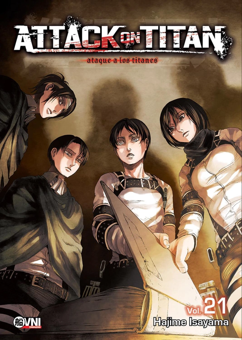 MANGA ATTACK ON TITAN VOL. 21 HAJIME ISAYAMA OVNI PRESS - 1