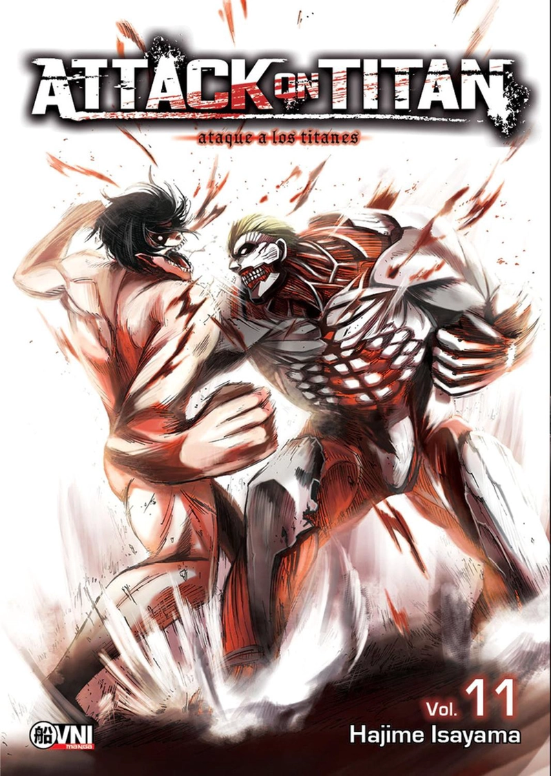 MANGA ATTACK ON TITAN VOL. 11 HAJIME ISAYAMA OVNI PRESS - 1