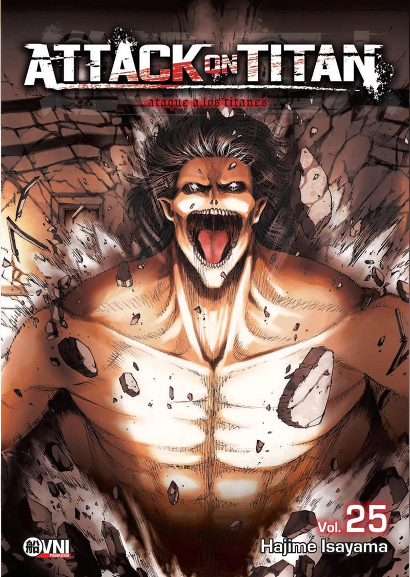 MANGA ATTACK ON TITAN VOL. 25 HAJIME ISAYAMA OVNI PRESS - 1