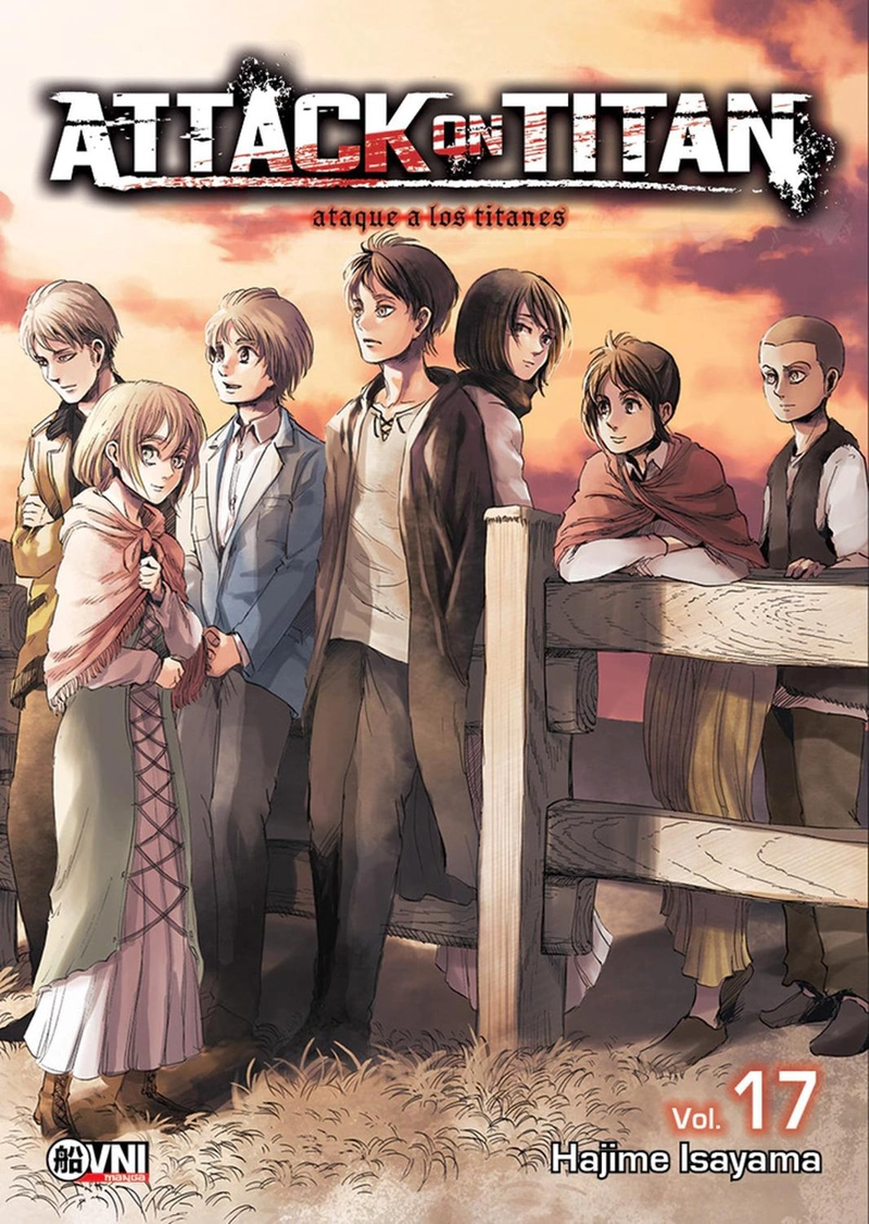 MANGA ATTACK ON TITAN VOL. 17 HAJIME ISAYAMA OVNI PRESS - 1