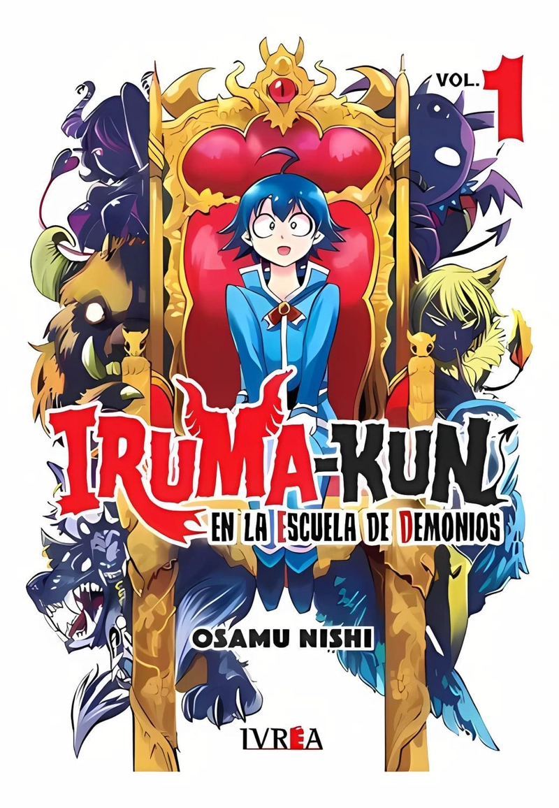 MANGA IRUMA-KUN EN LA ESCUELA DE DEMONIOS 01 IVREA ARGENTINA - 1