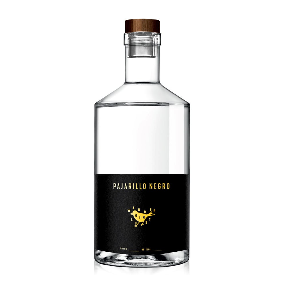 GIN PAJARILLO BOTELLA VIDRIO 700 CC NEGRO 47° - 1