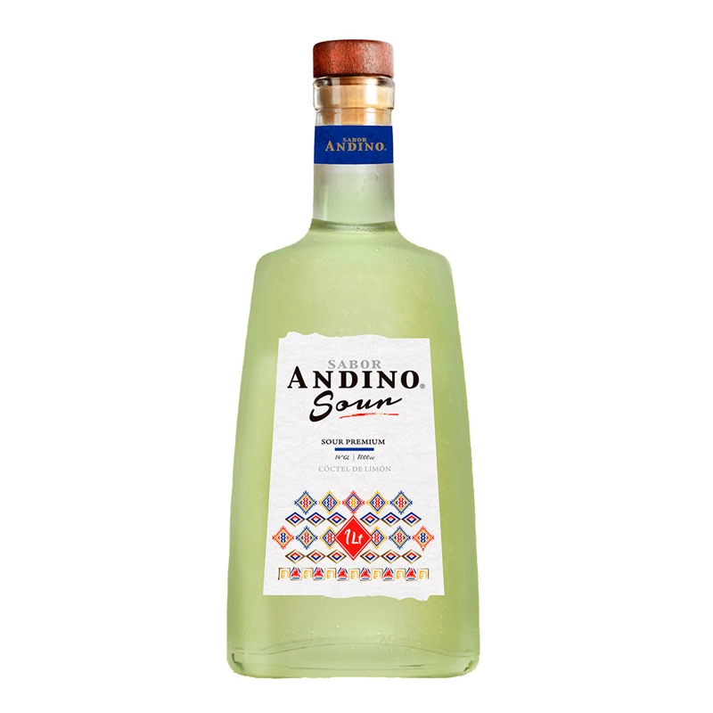 COCTEL SABOR ANDINO BOTELLA VIDRIO 1000 CC SOUR LIMON 12° - 1