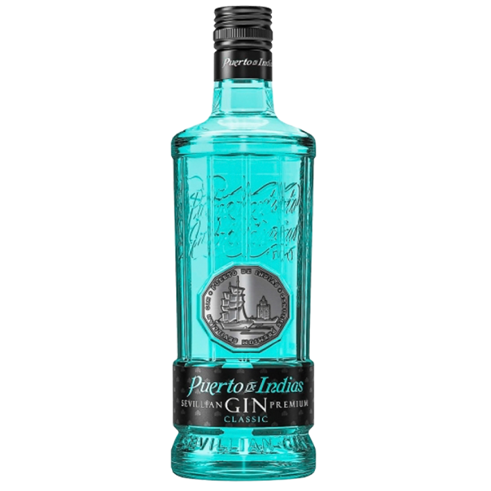 GIN PUERTO INDIAS BOTELLA VIDRIO 700 CC CLASSIC 40° - 1