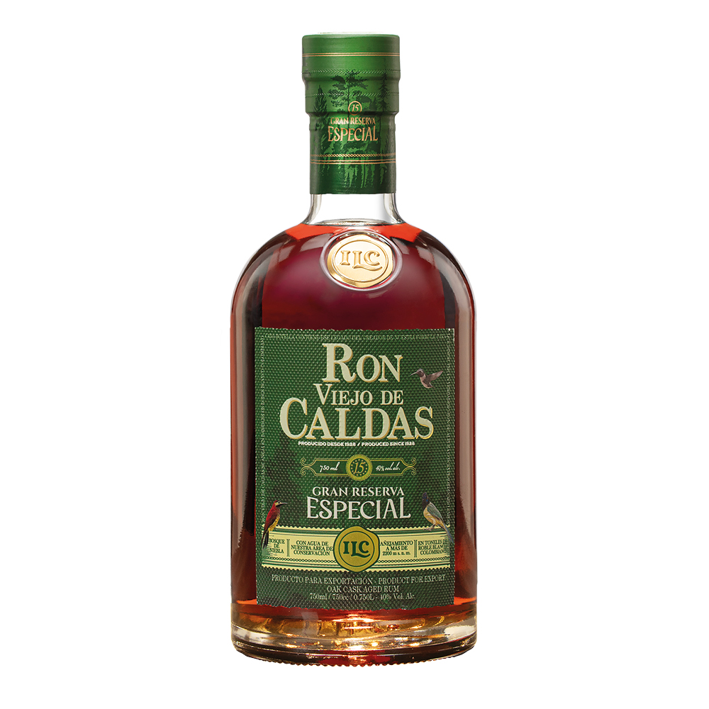 RON VIEJO DE CALDAS BOTELLA VIDRIO 700 CC 15 AÑOS 40° - 1