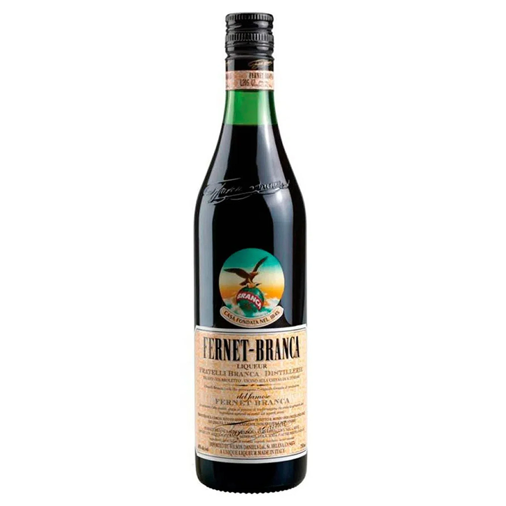 FERNET BRANCA BOTELLA VIDRIO 1000 CC LICOR 39° - 1