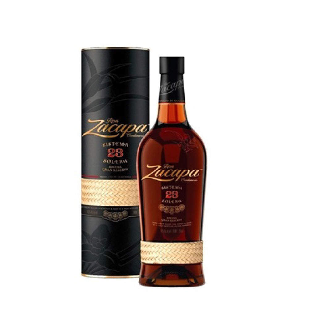 RON ZACAPA BOTELLA VIDRIO 750 CC SOLERA 23 AÑOS 40° - 1