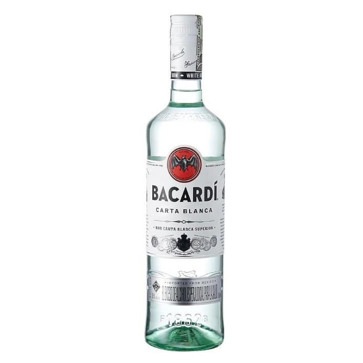 RON BACARDI BOTELLA VIDRIO 1000 CC BLANCO 35° - 1