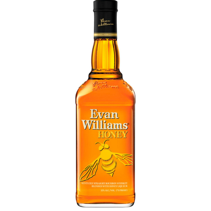 WHISKY EVAN WILLIAMS BOTELLA VIDRIO 1000 CC HONEY 35° - 1