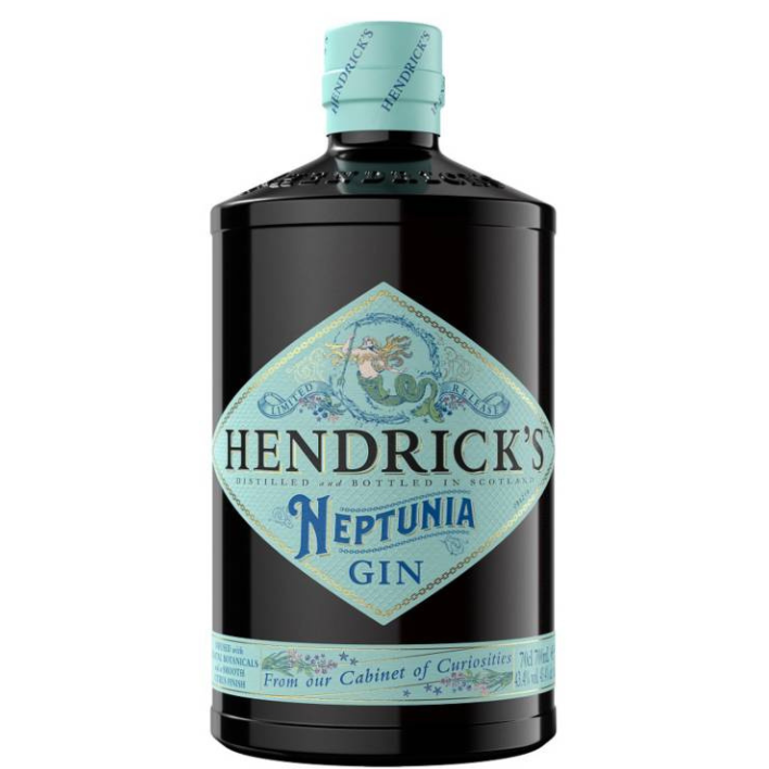GIN HENDRICKS BOTELLA VIDRIO 700 CC NEPTUNIO 41° - 1