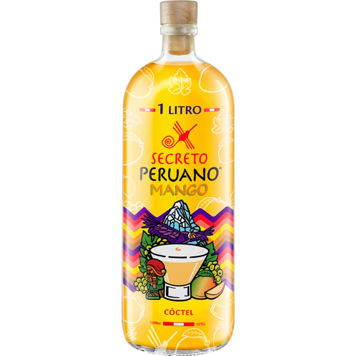 COCTEL SECRETO PERUANO SOUR MANGO 12° 1000CC - 1