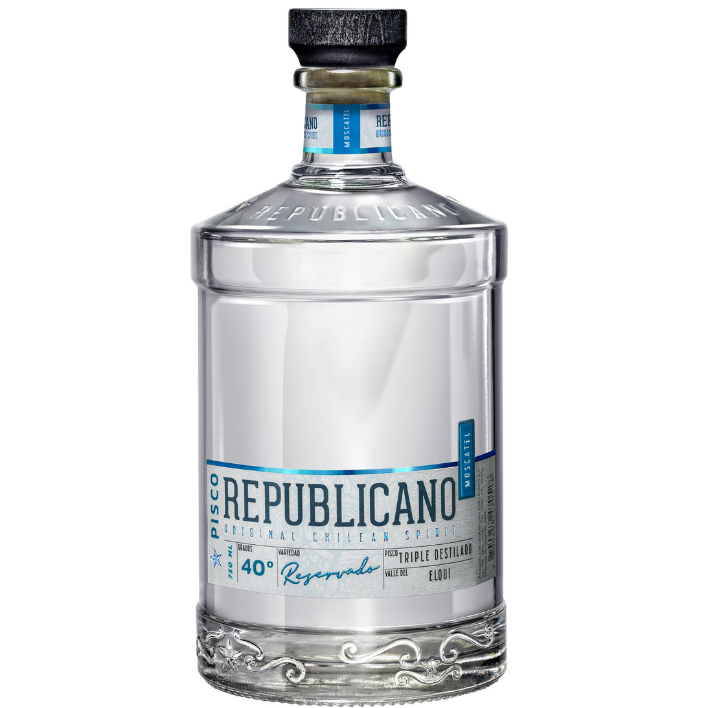 PISCO REPUBLICANO RESERVADO TRIPLE DESTILADO 40° 750CC - 1