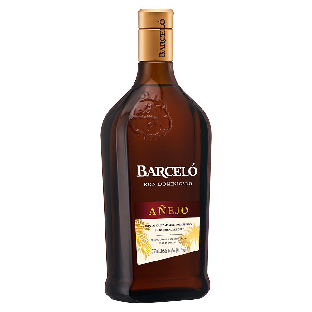 RON BARCELO BOTELLA VIDRIO 750 CC AÑEJO 40° - 1