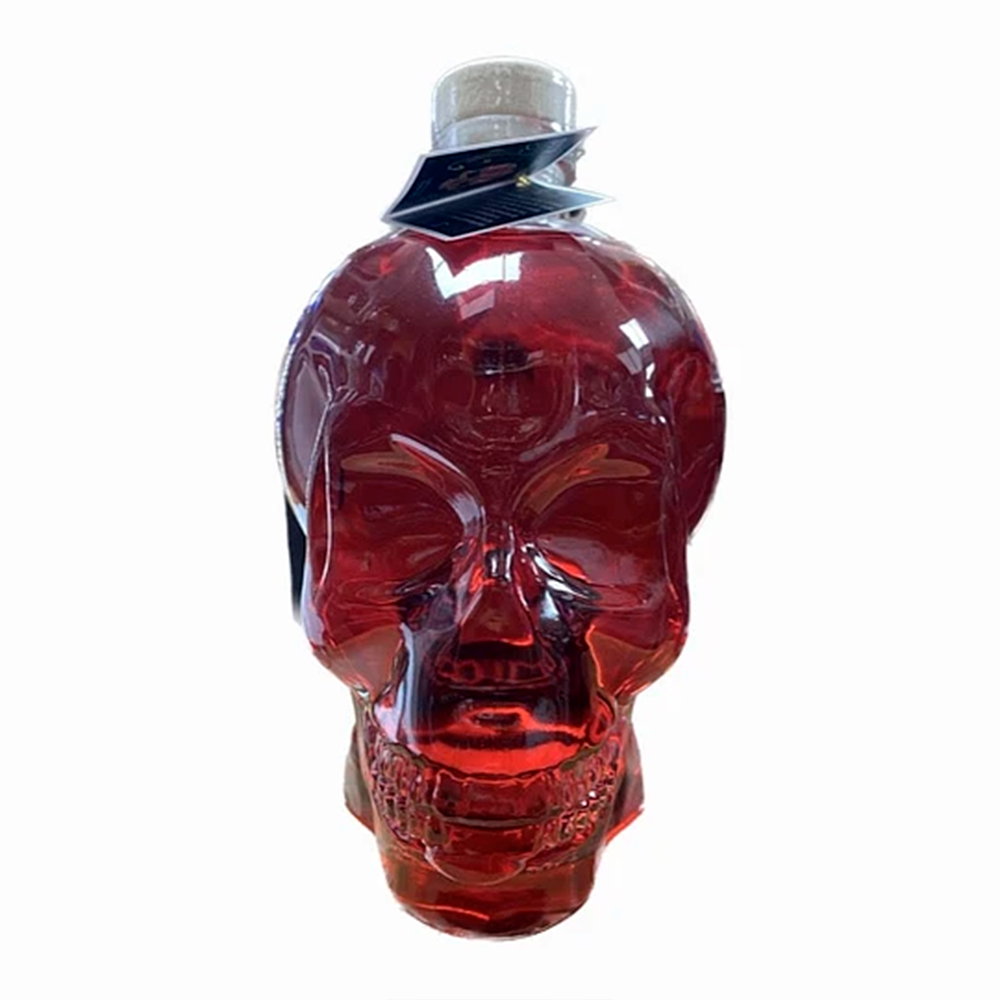 VODKA JOLLY SKULL BOTELLA VIDRIO 1000 CC STRAWBERRY 20° - 1