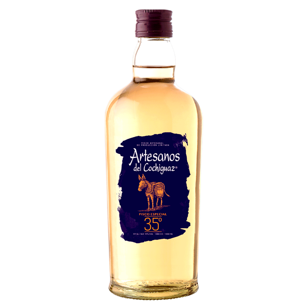 PISCO ARTESANOS DEL COCHIGUAZ 35° 1000CC - 1