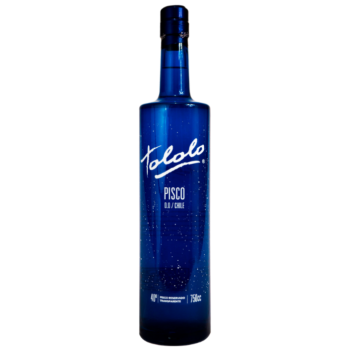 PISCO TOLOLO BOTELLA VIDRIO 750 CC BLUE 40° - 1