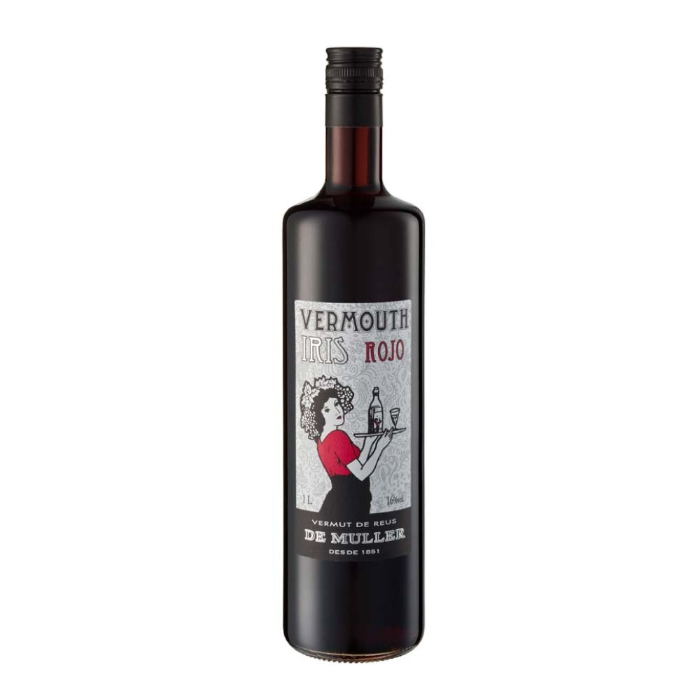 LICOR IRIS BOTELLA VIDRIO 1000 CC VERMOUTH ROJO 16° - 1