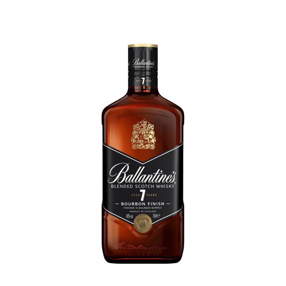 WHISKY BOURBON BALLANTINES BOTELLA VIDRIO 700 CC 7 AÑOS FINISH 40° - 1