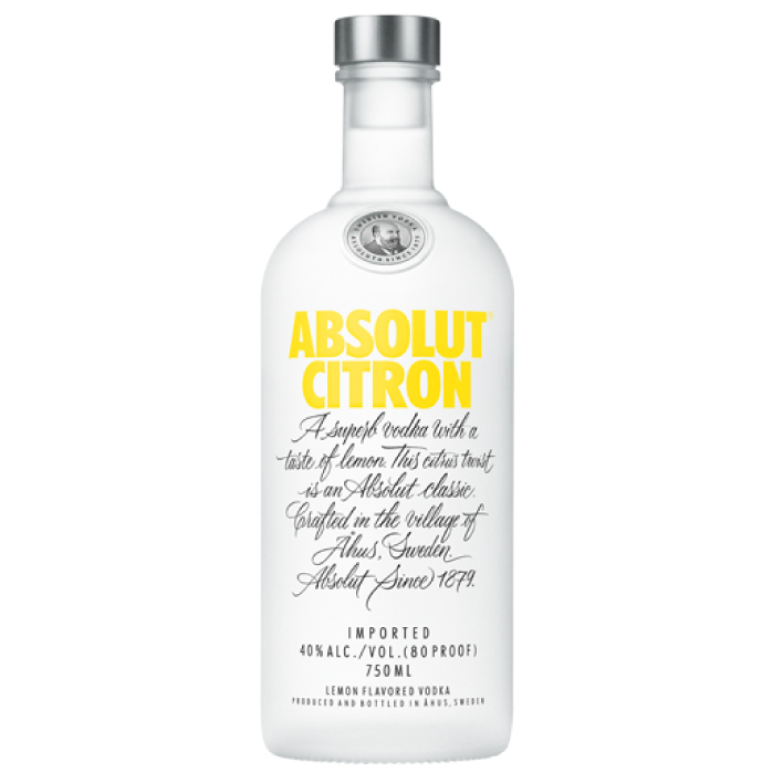 VODKA ABSOLUT BOTELLA VIDRIO 750 CC CITRON 40° - 2