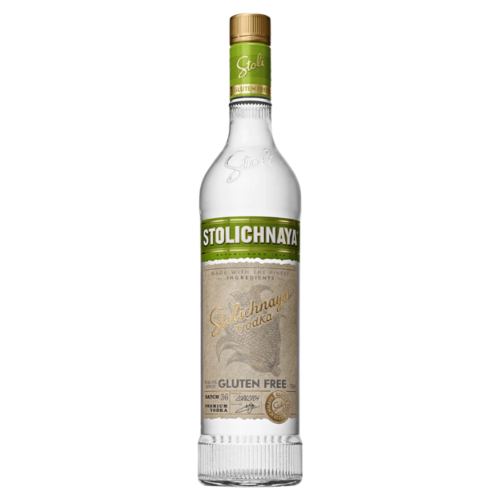 VODKA STOLICHNAYA BOTELLA VIDRIO 750 CC GLUTEN FREE 40° - 1