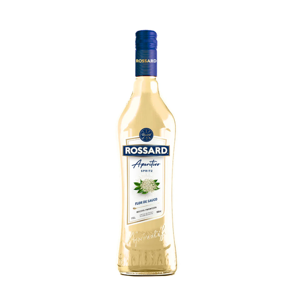 LICOR FLOR SAUCO ROSSARD BOTELLA VIDRIO 1000 CC APERITIVO 20° - 1