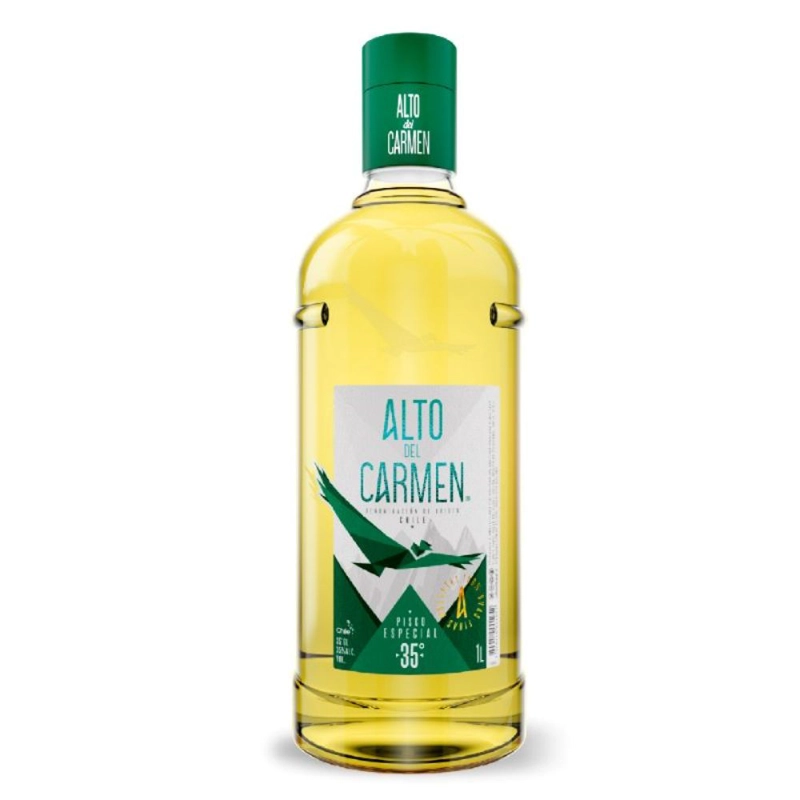 PISCO ALTO DEL CARMEN BOTELLA VIDRIO 1000 CC 35° - 1