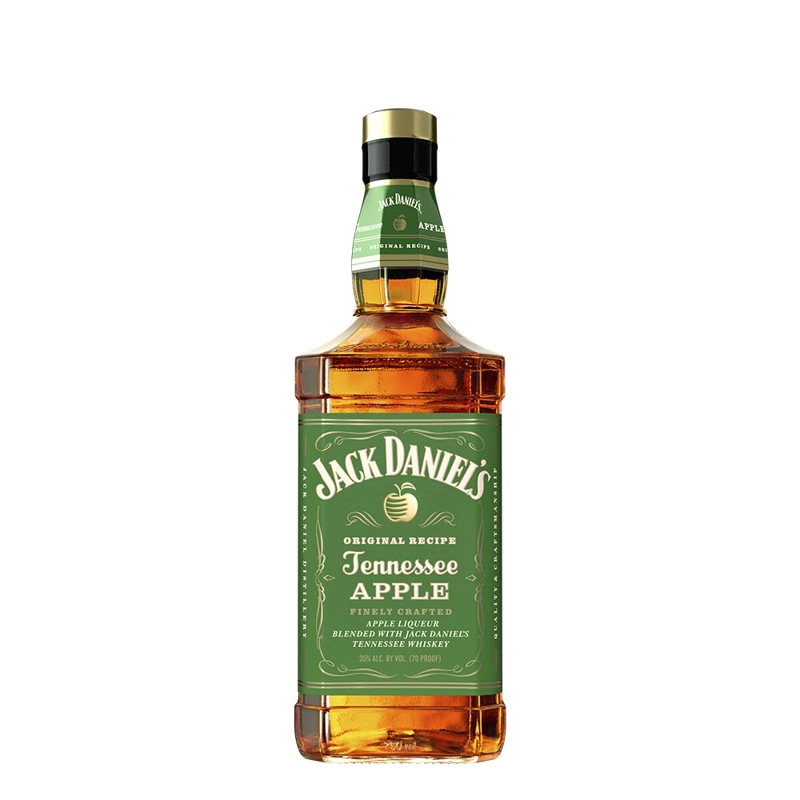 WHISKY JACK DANIEL'S BOTELLA VIDRIO 750 CC DANIELS APPLE 40° WHISKEY - 3