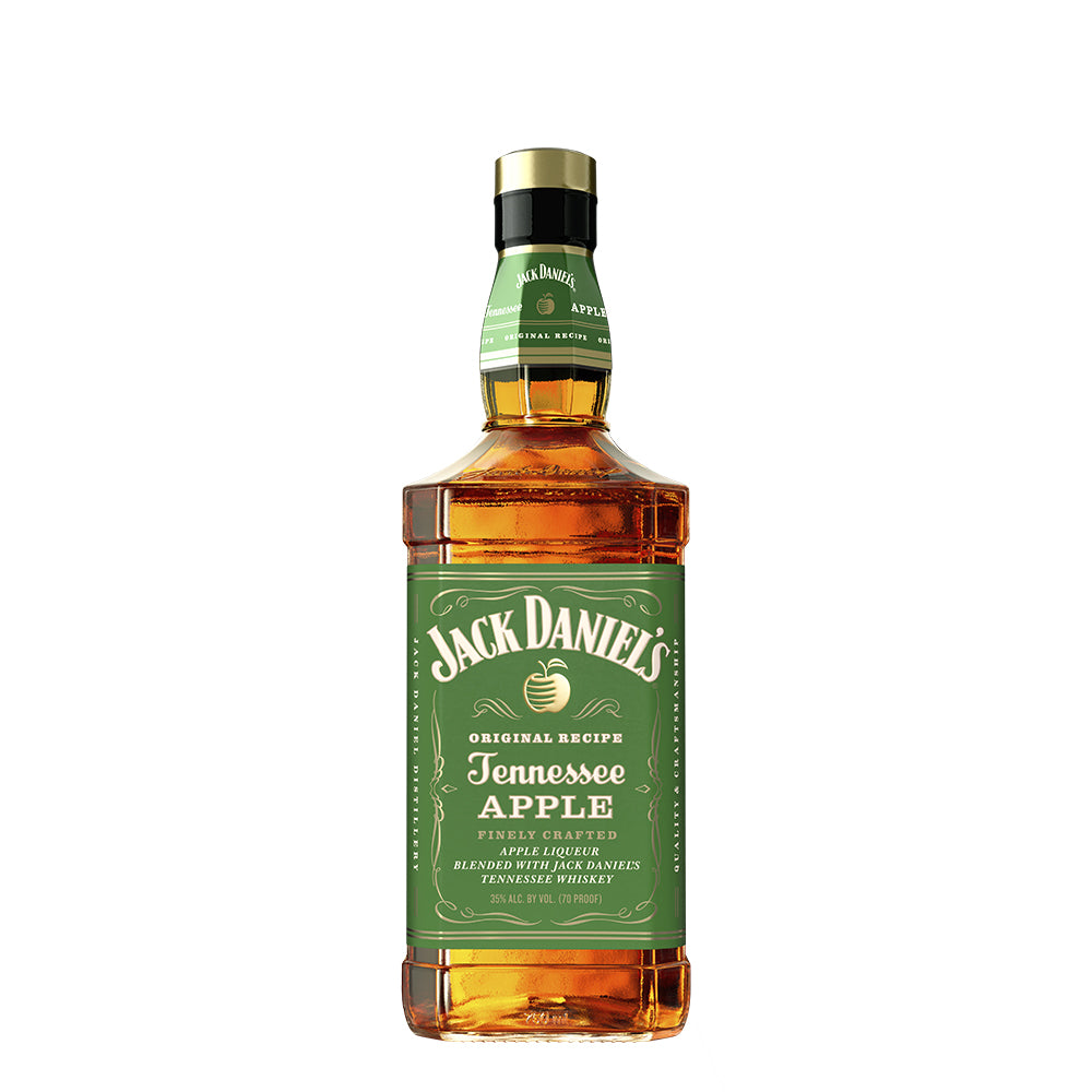 WHISKY JACK DANIEL'S BOTELLA VIDRIO 750 CC DANIELS APPLE 40° WHISKEY - 3