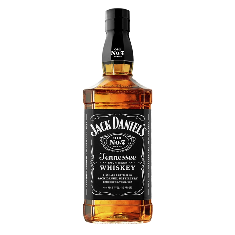 WHISKY JACK DANIEL'S BOTELLA VIDRIO 1000 CC DANIELS N°7 40° WHISKEY - 3