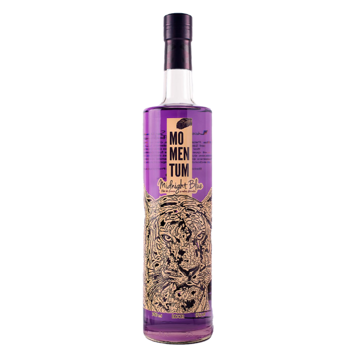 LICOR MOMENTUM BOTELLA VIDRIO 750 CC MIDNIGHT BLUE 17° - 1