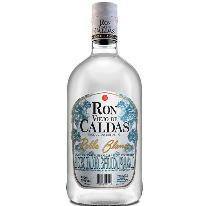RON VIEJO DE CALDAS BOTELLA VIDRIO 700 CC ROBLE BLANCO 40° - 1