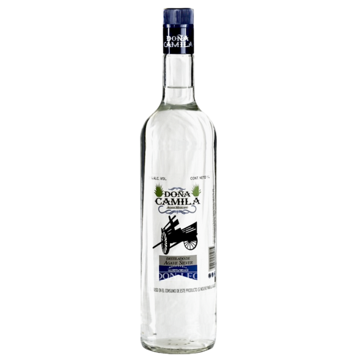 TEQUILA SILVER DOÑA CAMILA BOTELLA VIDRIO 1000 CC 38° - 1