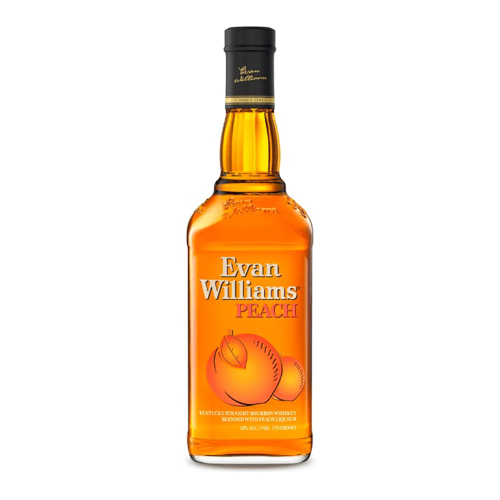 WHISKY EVAN WILLIAMS BOTELLA VIDRIO 750 CC PEACH 40° - 1