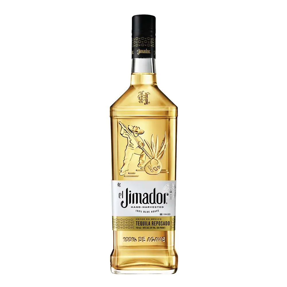 TEQUILA REPOSADO JIMADOR BOTELLA VIDRIO 750 CC DORADO 38° - 1