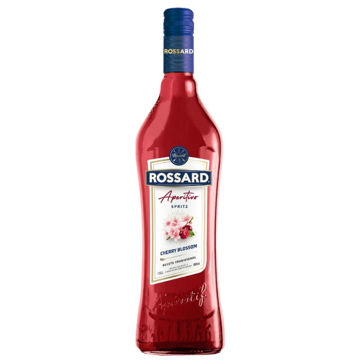 LICOR ROSSARD BOTELLA VIDRIO 1000 CC APERITIVO CHERRY BLOSSOM 12° - 1
