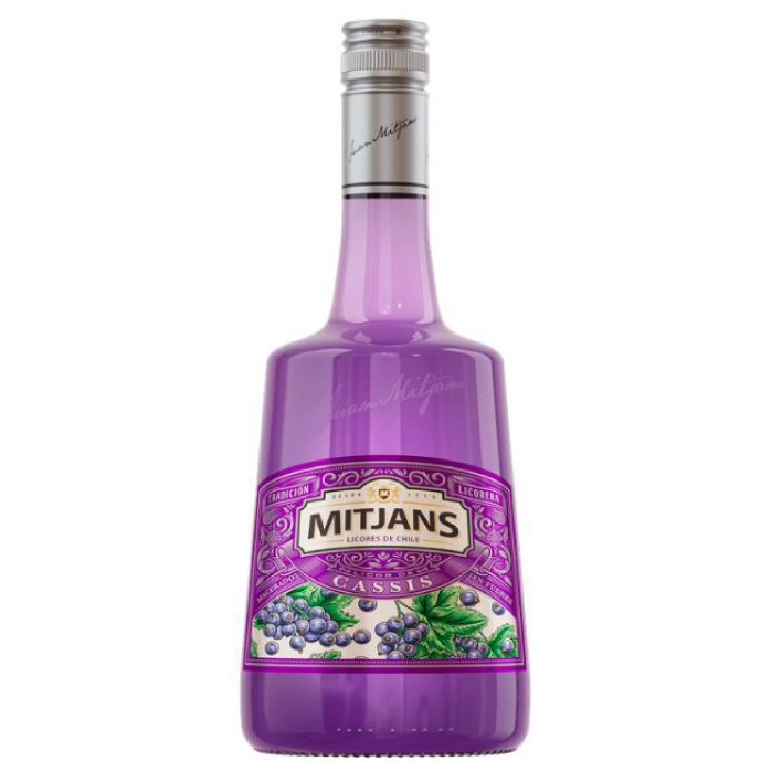 LICOR MITJANS BOTELLA VIDRIO 750 CC CASSIS 20° - 1